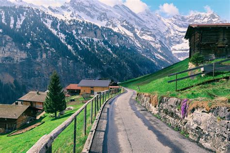 The Path To Gimmelwald Switzerland Rpics