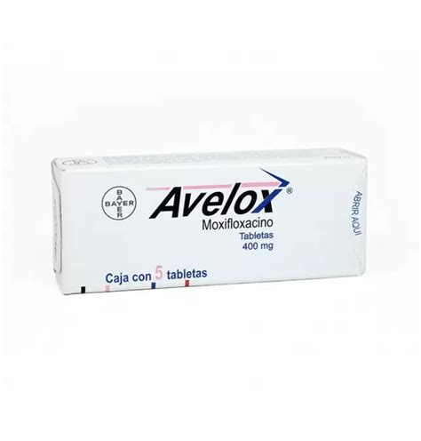 Avelox Mg Con Tabletas