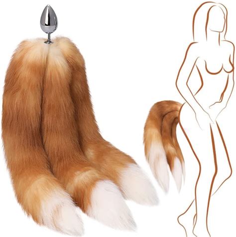 Amazon Butt Plug Fox Tail Butt Plug Dual Purpose Fox Tail Anal Plug Top Metal Part Can