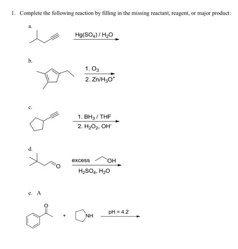 Complete The Following Reaction By Drawing The Major Organic Product