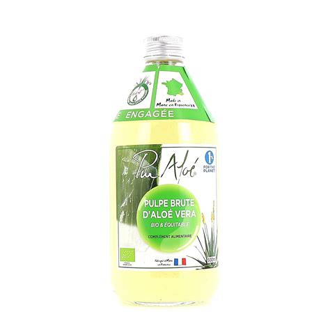 PURALOE pulpe aloé véra bio 500ml