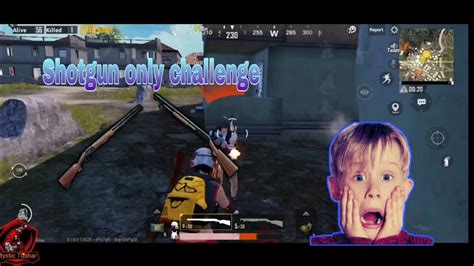 Shotgun Only Challenge Pubg Mobile Challenges Mystic Tushar Youtube