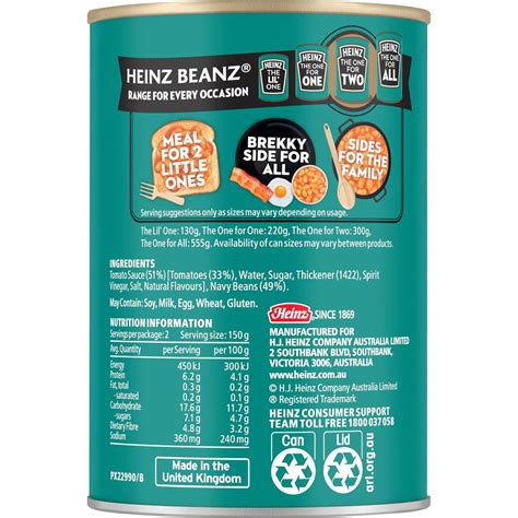 Heinz Beanz Baked Beans In Tomato Sauce 300g Woolworths