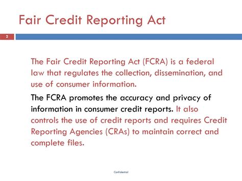 What Is The Purpose Of The Fair Reporting Act Leia Aqui What Is The Purpose Of The Fair Credit