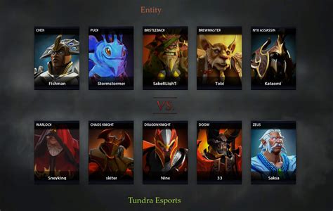 Tundra Vs Entity Match 05 08 2022 On PGL Arlington 2022 Dota 2