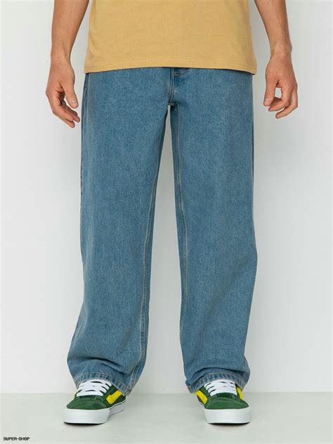 Vans Check 5 Baggy Denim Pants Stonewashblue