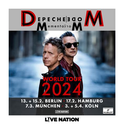 Live Nation GSA On Twitter Depeche Mode Kommen Mit Ihrer Memento