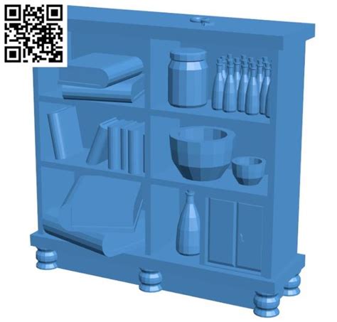 Book Shelf B004329 File Stl Free Download 3d Model For Cnc And 3d