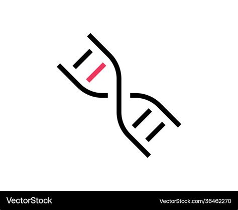 Dna Icon Modern Simple Flat Life Evolution Sign Vector Image