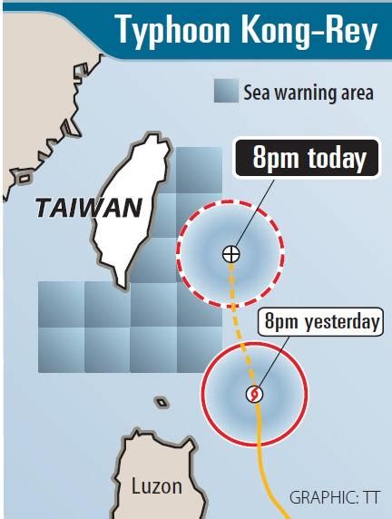 Weather Bureau Issues Sea Alert As Storm Approaches Taipei Times