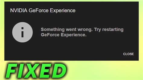 How To Fix Something Went Wrong Try Restarting Geforce Experience Error