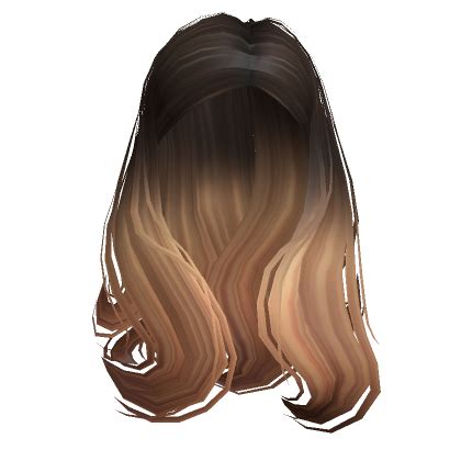 Graceful Side Part In Brown Ombre Roblox