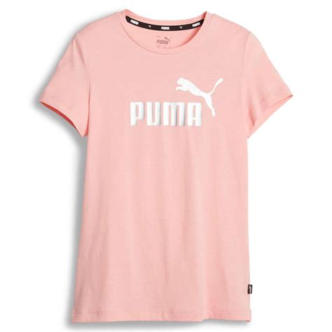 Puma Girls Essential Plus Logo Tee Rebel Sport