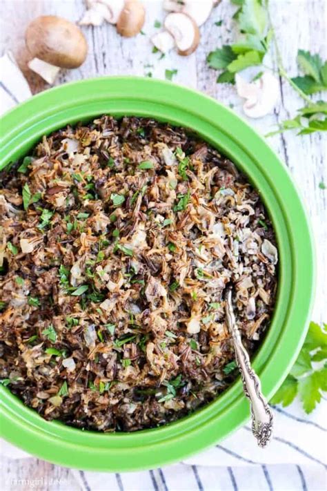 Creamy Wild Rice Casserole With Sausage And Mushrooms A Farmgirl S Dabbles