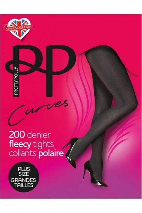 Pretty Polly 200 Denier Fleecy Opaque Plus Size Tights