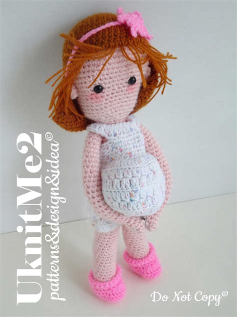 Mother Day Amigurumis Doll Crochet Pattern Pregnant Mother Etsy