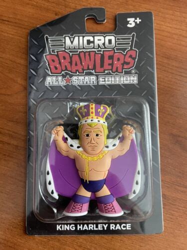 King Harley Race Micro Brawler From Pro Wrestling Crate Wwe Wwf Ebay