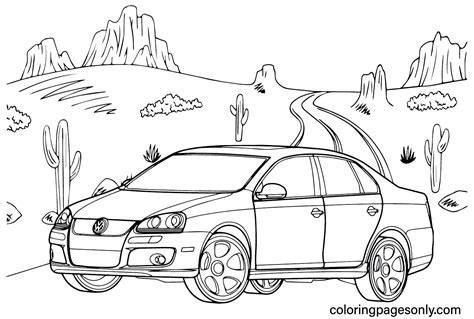 29 páginas para colorear de Volkswagen ColoringPagesOnly