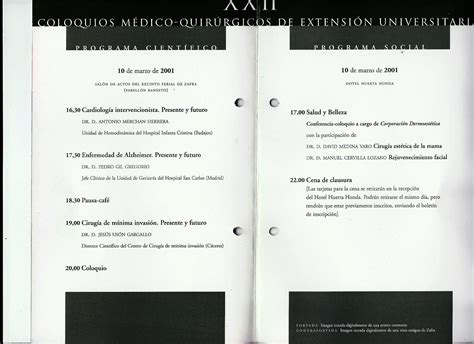 Xxii Coloquios Médico Quirúrgicos De Zafra Blog De Tomás Cabacas