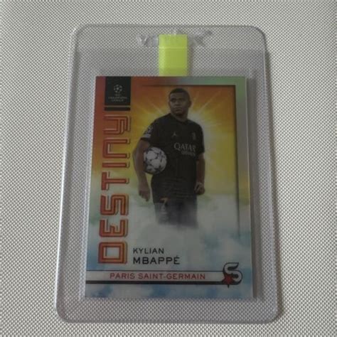 Topps UCC Superstars 2023 24 Kylian Mbappe Destiny Case Hit Paris Saint