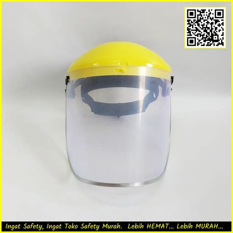 PREMIUM FACE SHIELD HELM APD LENGKAP FACESHIELD KUNING FULL COVER