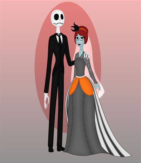 Sally and Jack Wedding attire by StaticStarDoll on DeviantArt