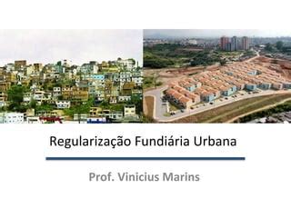 Regulariza O Fundi Ria Urbana Ppt