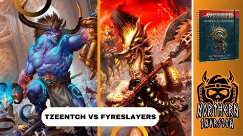 Disciples Of Tzeentch Vs Fyreslayers 2000pts Age Of Sigmar Battle