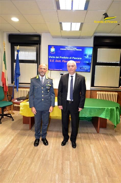 Visita Del Prefetto Flavio Ferdani Alla Caserma Provinciale Della