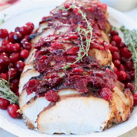 Cranberry Roasted Turkey Breast