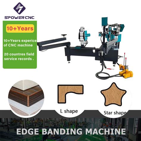 Woodworking Mdf Pvc Wood Automatic Curve Straight Edge Banding Bander