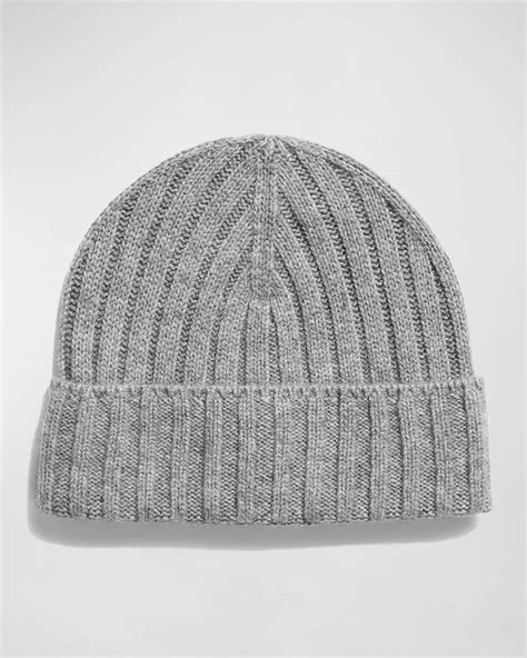 Neiman Marcus Mens Cashmere Beanie Hat Neiman Marcus