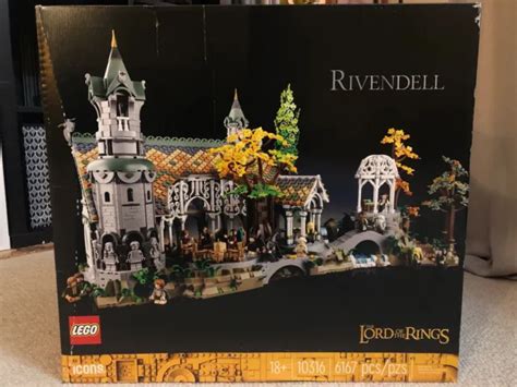 Lego Icons The Lord Of The Rings Rivendell Box Damaged