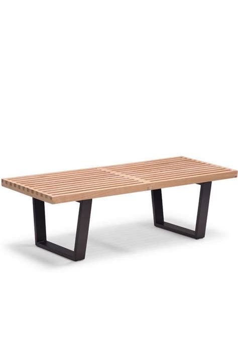 This Natural Single Bench By Zuo Modern Has An Steel Finish And Is From