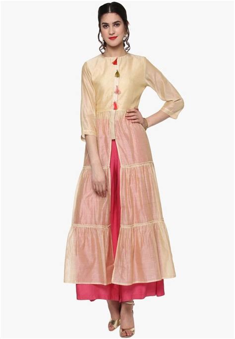 Pin Di High Slit Kurti