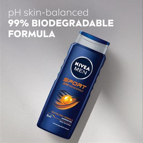 Buy Nivea Men Sport 3 In 1 Shower Gel Body Wash 500ml Online At Chemist