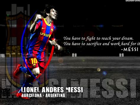 Lionel Messi Dream Motivational Quotes Wallpaper 10735 Baltana