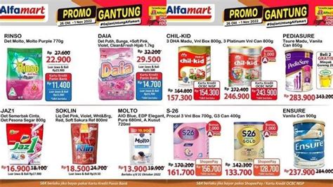 Promo Alfamart Hari Ini Senin 31 Oktober 2022 Ada Potongan Belanja