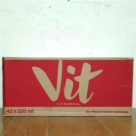 Jual VIT GELAS 1 KARTON Air Mineral Vit Gelas Air Minum Vit Gelas