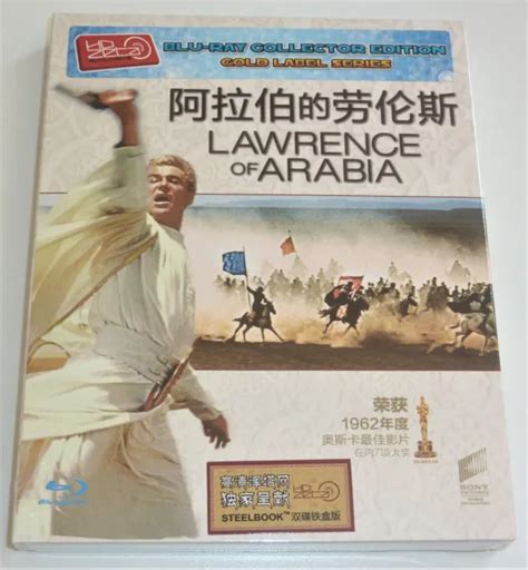 LAWRENCE OF ARABIA Hdzeta Full Slip 2 Disc Blu Ray Steelbook Neu