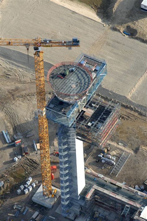 Luftbild Sch Nefeld Baustelle Tower Auf Der Gro Baustelle Bbi Sxf