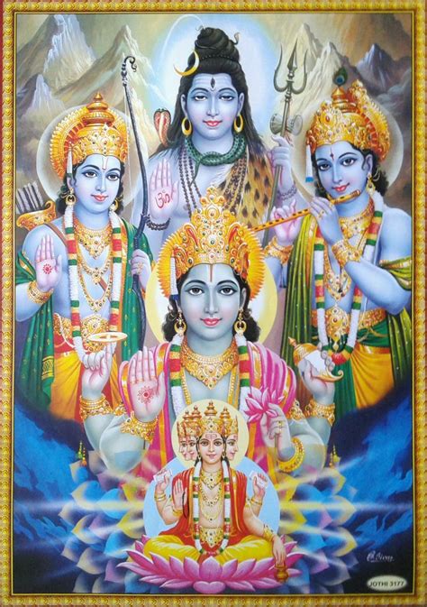 Hindu Cosmos Lord Vishnu Wallpapers Vishnu Shiva Art