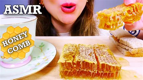 Asmr Raw Honeycomb Sticky Chewy Eating Sounds No Talking Dal Asmr Youtube