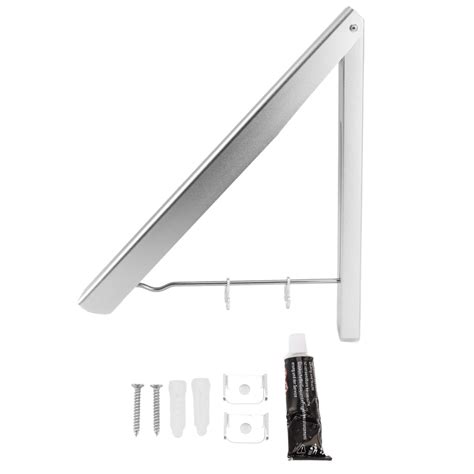 Support de cintre rétractable pliable mural en aluminium supports de