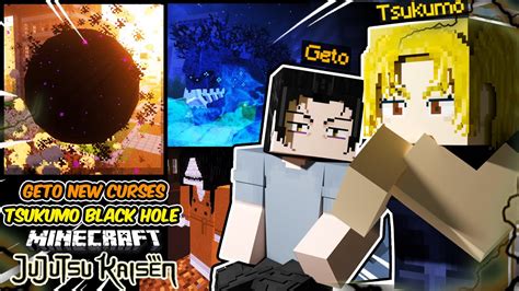 Tsukumo Yukis Black Hole And New Curses Of Geto Suguru In Minecraft