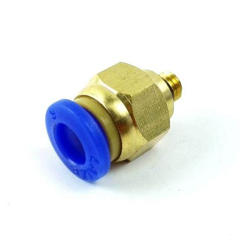 PC6 M5 6mm Pneumatic Male Straight Connector