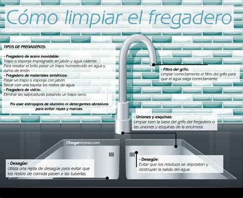 Cómo limpiar el fregadero de la cocina