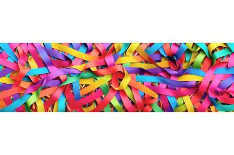 Abstract Background of Colorful Ribbons Graphic by alsstocks450 · Creative Fabrica