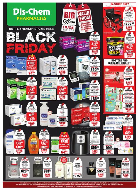 Dis Chem Promotional Leaflet Black Friday 2024 Valid From 2211 To