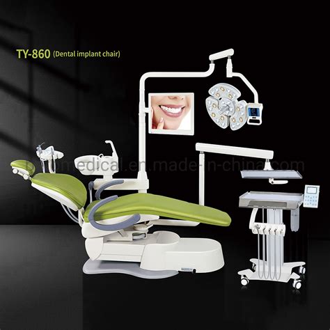 Integral Dental Chair Implant Dental Unit With Luxury Shadowless Light